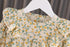 Girls' Dress 2022 Autumn New Skirt Long Sleeve Cotton And Hemp Pastoral Princess Floral Skirt